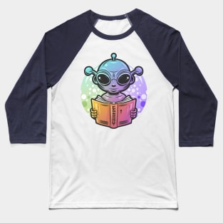 Astro Academic - The Scholarly Space Squid Baseball T-Shirt